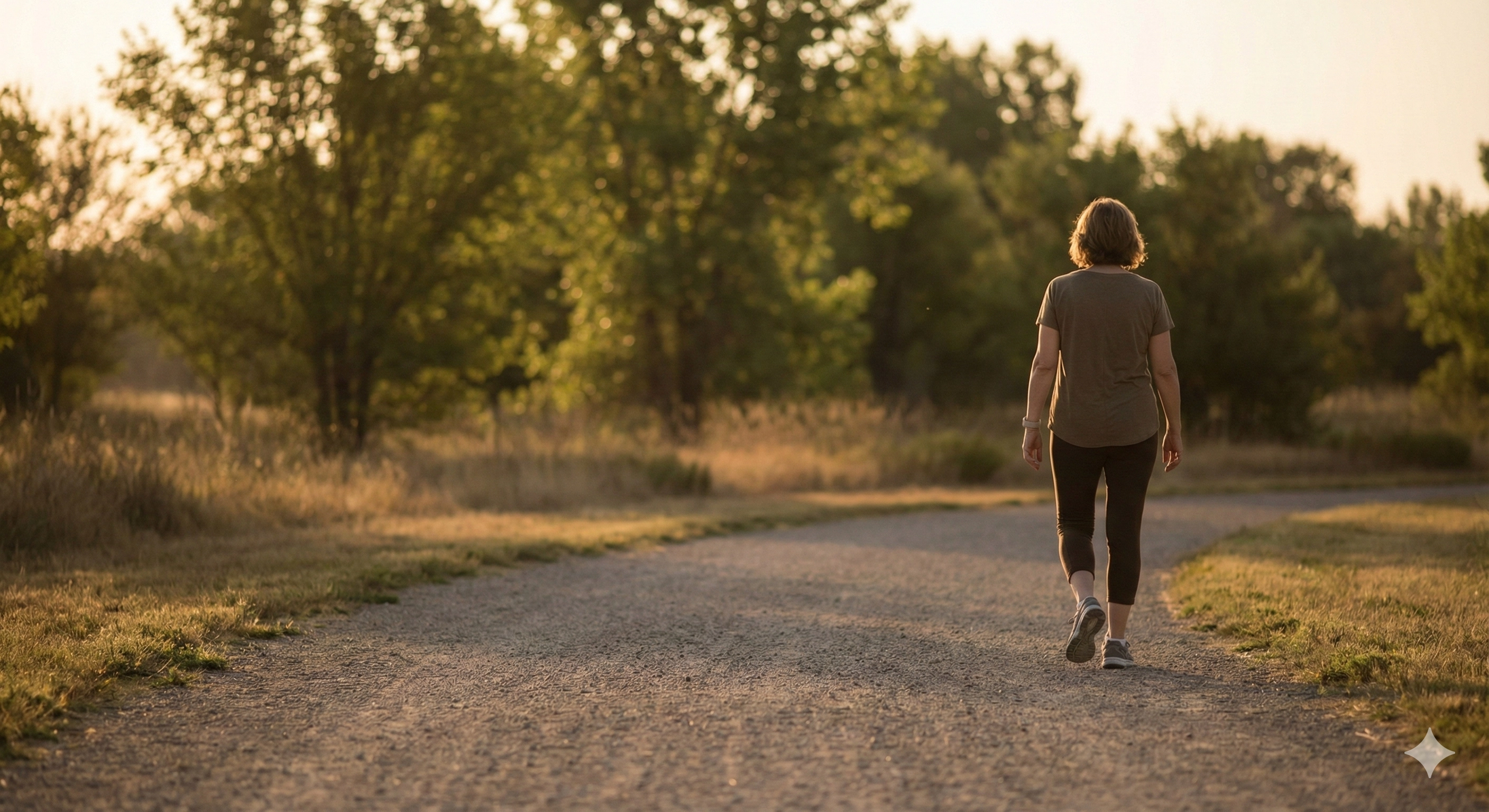 Illustration of gentle recovery walk